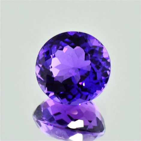Amethyst, Rund facettiert (5,91 ct.) aus Bolivien Amethyst, Rund facettiert (5,91 ct.) aus Bolivien