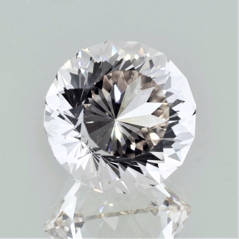 Topas, Design-Rund facettiert (49,24 ct.) aus Nigeria Topas, Design-Rund facettiert (49,24 ct.) aus Nigeria