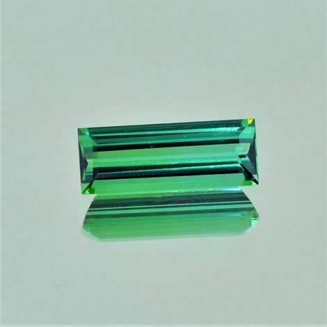 Tourmaline Baguette bluish green 3.02 ct