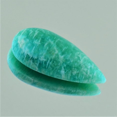 Amazonit, Tropfen Cabochon (17,98 ct.) aus Brasilien Amazonit, Tropfen Cabochon (17,98 ct.) aus Brasilien