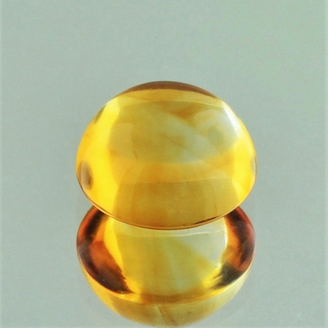 Citrin, Rund Cabochon (7,49 ct.) aus Brasilien Citrin, Rund Cabochon (7,49 ct.) aus Brasilien