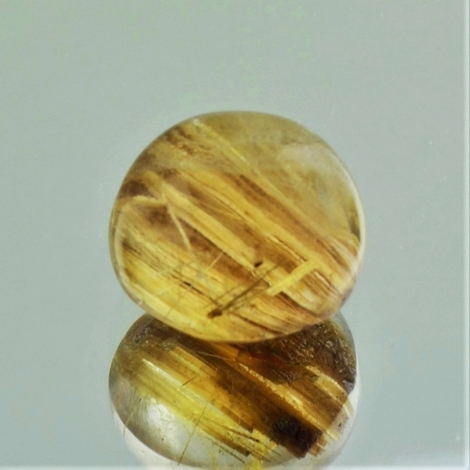 Katzenauge Rutilquarz, Rund Cabochon (7,82 ct.) aus Brasilien Katzenauge Rutilquarz, Rund Cabochon (7,82 ct.) aus Brasilien