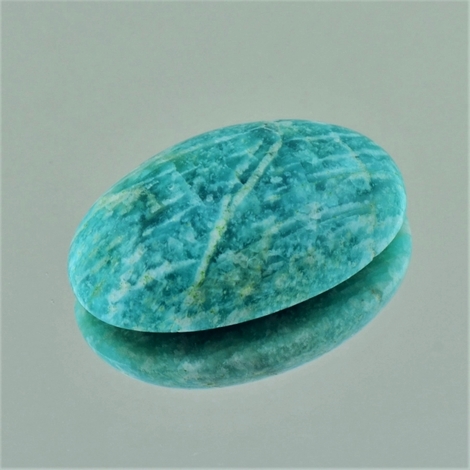Amazonit, Oval Cabochon (23,31 ct.) aus Brasilien Amazonit, Oval Cabochon (23,31 ct.) aus Brasilien