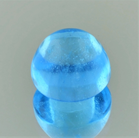 Blautopas, Rund Cabochon (17,12 ct.) aus Brasilien Blautopas, Rund Cabochon (17,12 ct.) aus Brasilien