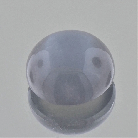 Grauer Mondstein, Rund Cabochon (10,31 ct.) aus Indien (Poona) Grauer Mondstein, Rund Cabochon (10,31 ct.) aus Indien (Poona)