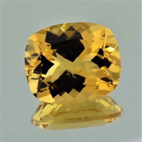 Goldberyll, Antikoval facettiert (9,08 ct.) aus Brasilien Goldberyll, Antikoval facettiert (9,08 ct.) aus Brasilien