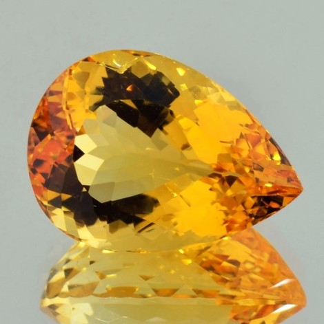 Citrine pear yellow orange 22.13 ct Citrine pear yellow orange 22.13 ct