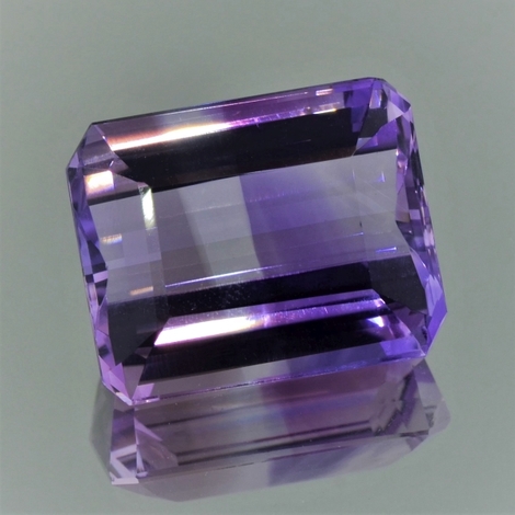 Bicolor-Quarz octagon violett-farblos 36,58 ct Bicolor-Quarz octagon violett-farblos 36,58 ct