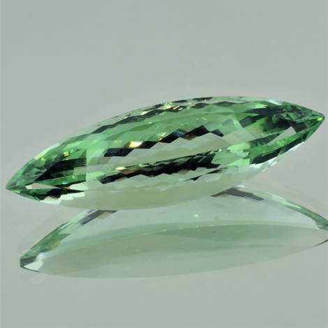 Prasiolith Navette hellgrün 36,50 ct