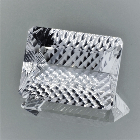 Bergkristall, Achteck Laserschliff (42,87 ct.) aus Brasilien Bergkristall, Achteck Laserschliff (42,87 ct.) aus Brasilien