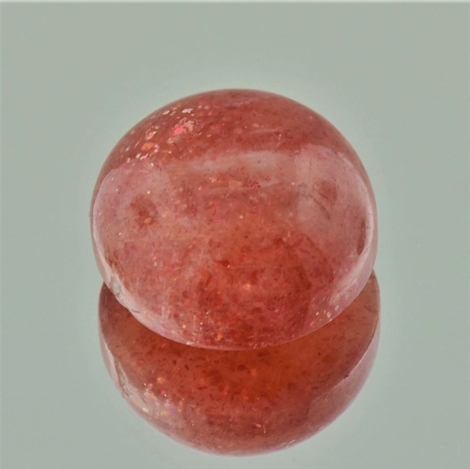 Sonnenstein, Rund Cabochon (14,90 ct.) aus Madagaskar Sonnenstein, Rund Cabochon (14,90 ct.) aus Madagaskar