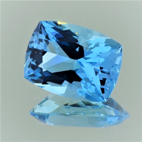 Aquamarin, Antik facettiert (9,18 ct.) aus Mosambik Aquamarin, Antik facettiert (9,18 ct.) aus Mosambik