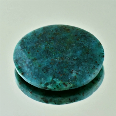 Chrysokoll, Rund Cabochon (31,85 ct.) aus Peru (Lilly Mine) Chrysokoll, Rund Cabochon (31,85 ct.) aus Peru (Lilly Mine)