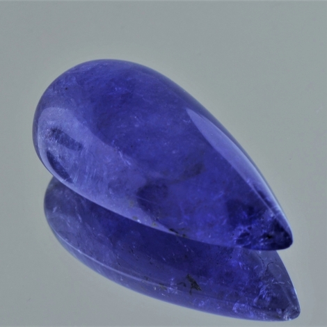 Tansanit Cabochon Tropfen blau 36,82 ct Tansanit Cabochon Tropfen blau 36,82 ct