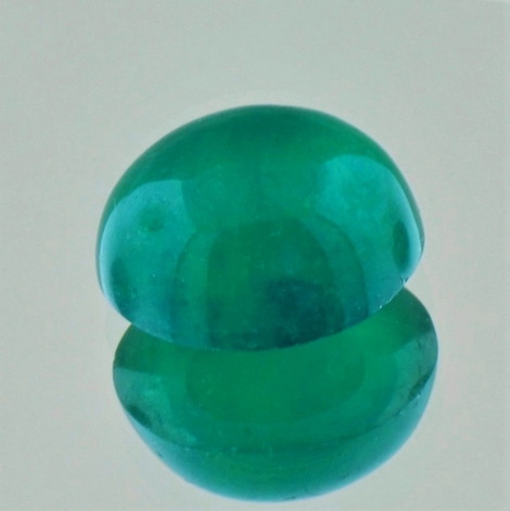 Emerald cabochon oval 8.81 ct