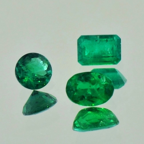 Smaragd Lot facettiert 1,43 ct Smaragd Lot facettiert 1,43 ct