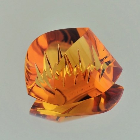 Citrin, Design-Freiform (23,04 ct.) aus Brasilien