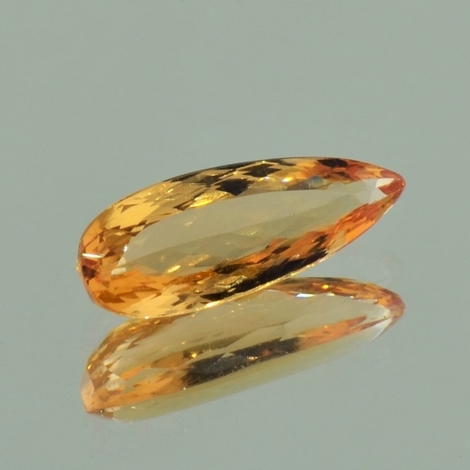 Imperial-Topas Tropfen gelborange 6,07 ct