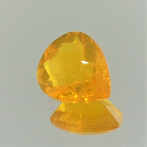 Feueropal Tropfen-Schachbrett gelborange 2,50 ct Feueropal Tropfen-Schachbrett gelborange 2,50 ct