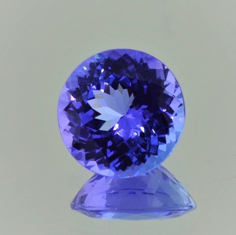 Tansanit rund lila-blau 6,34 ct Tansanit rund lila-blau 6,34 ct