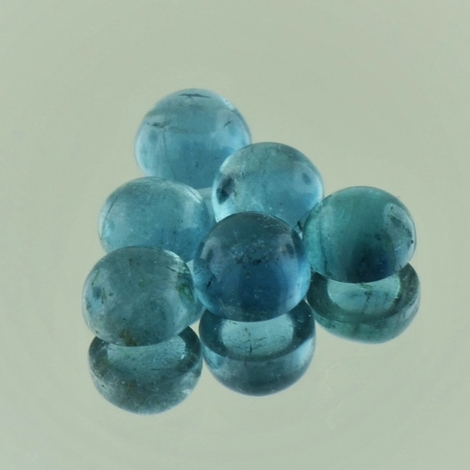 Indigolith Lot Cabochon rund 6,92 ct Indigolith Lot Cabochon rund 6,92 ct