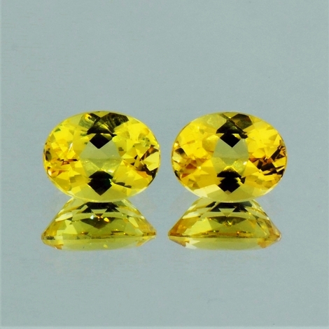 Goldberyll Duo oval goldgelb 5 ct Goldberyll Duo oval goldgelb 5 ct