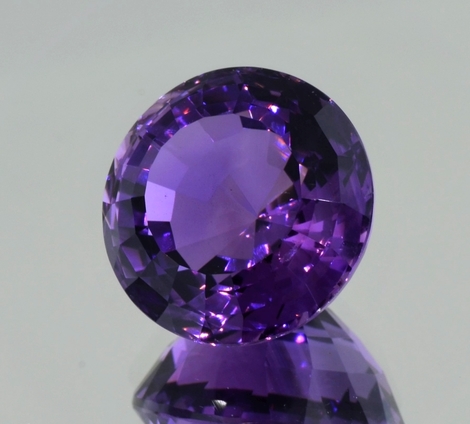 Amethyst rund violett 32,98 ct Amethyst rund violett 32,98 ct