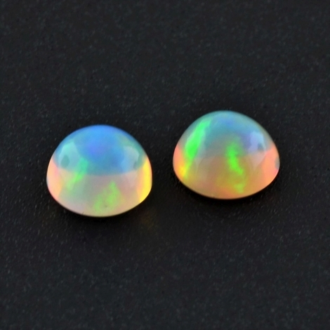 Edelopal Duo Cabochon rund 1,77 ct Edelopal Duo Cabochon rund 1,77 ct