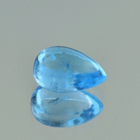 Topas Cabochon Tropfen hellblau 13,72 ct