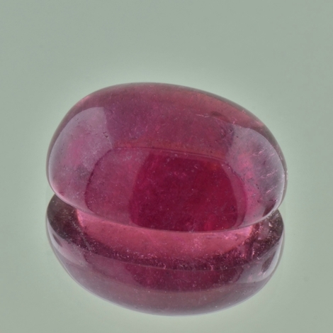 Rubellite Tourmaline cabochon oval pinkish red 31.16 ct