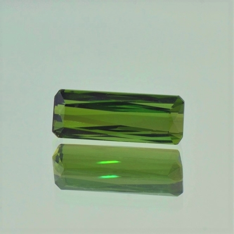 Verdelith, Achteck facettiert (4,75 ct.) aus Nigeria