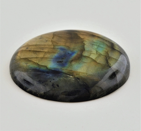 Labradorit, Rund Cabochon (91,99 ct.) aus Madagaskar