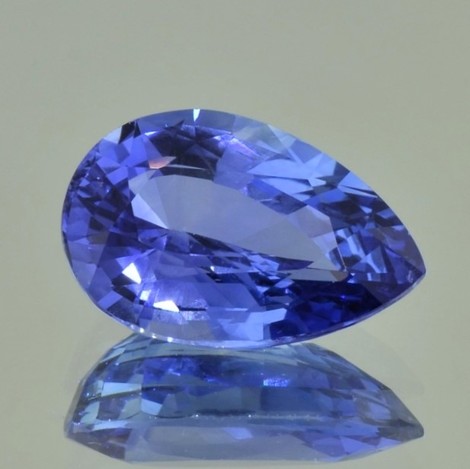 Sapphire pear blue 10.50 ct.