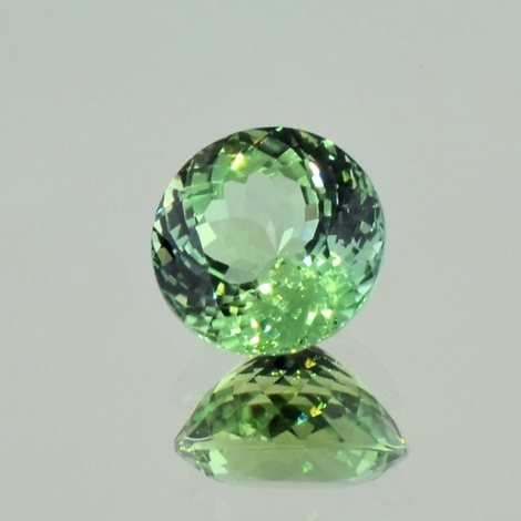 Turmalin, Rund facettiert (3,44 ct.) aus Kongo Turmalin, Rund facettiert (3,44 ct.) aus Kongo