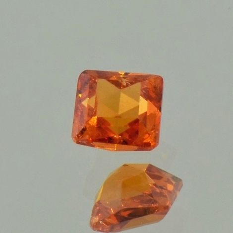 Mandarin-Granat octagon orange 1.22 ct