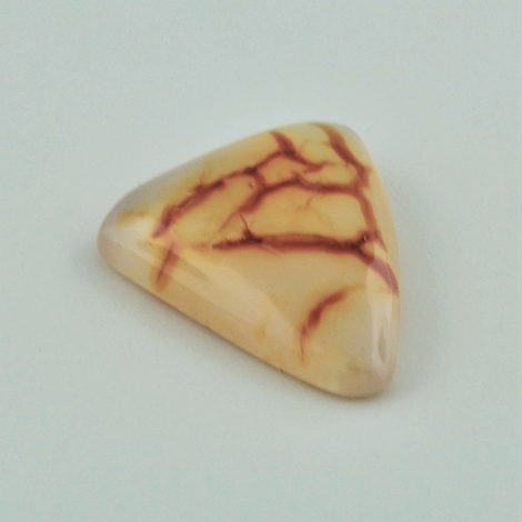 Zeichenachat, Freiform Cabochon (22,19 ct.) aus Indonesien (Java)