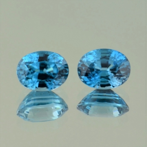 Zirkon Duo oval blau 9,19 ct Zirkon Duo oval blau 9,19 ct