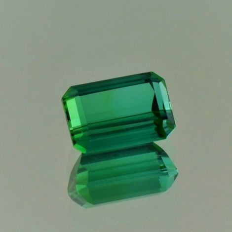 Verdelith Turmalin octagon grün 3,86 ct