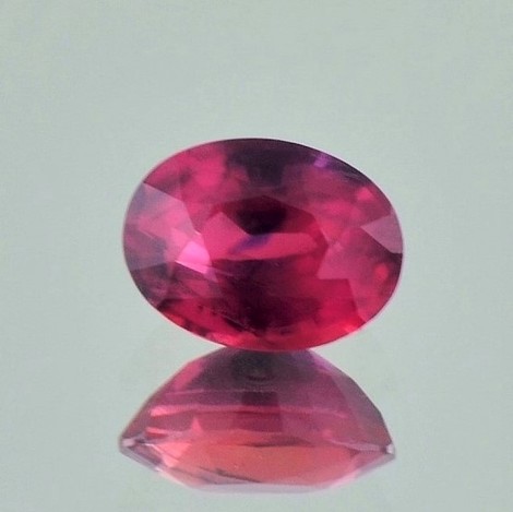 Ruby oval red unheated 2.07 ct.