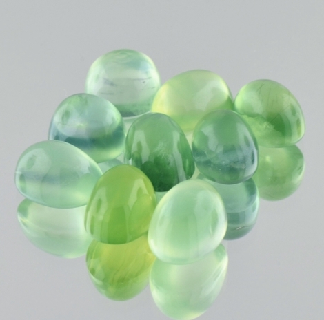 Prehnite Lot Cabochons oval light green 72.56 ct Prehnite Lot Cabochons oval light green 72.56 ct