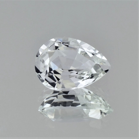 Topaz pear colorless 8.58 ct