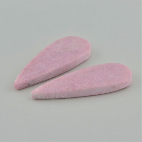 Thulit Duo Tropfen rosa 37,32 ct Thulit Duo Tropfen rosa 37,32 ct