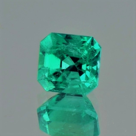 Smaragd octagon grün 2,63 ct