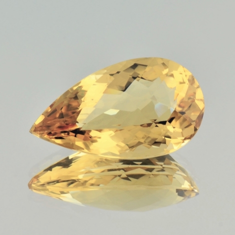 Golden Beryl pear golden yellow 29.68 ct