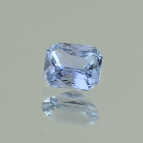 Saphir octagon hellblau ungebrannt 1,56 ct Saphir octagon hellblau ungebrannt 1,56 ct