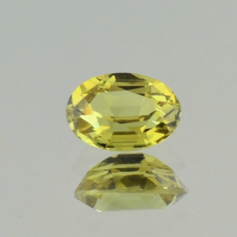 Chrysoberyll oval gelb 1,95 ct