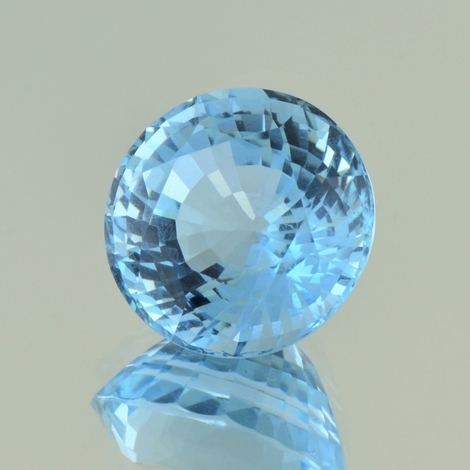 Aquamarin rund hellblau ungebrannt 17,55 ct Aquamarin rund hellblau ungebrannt 17,55 ct