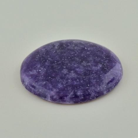 Lepidolite cabochon round violet 40.70 ct
