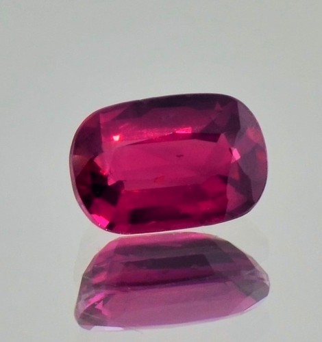 Ruby cushion red unheated 3.05 ct