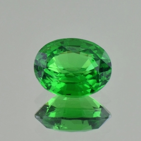 Tsavorit, Oval facettiert (3,66 ct.) aus Kenia (Taita Hills)